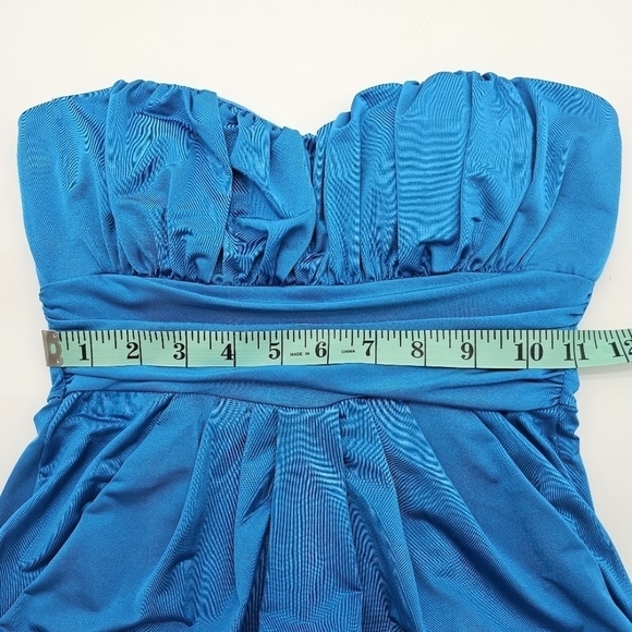Strapless Party/Wedding/Cocktail Dress - Teal, size Small - Picture 13 of 15
